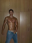 muscles in jeans