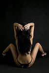 Evi V from behind