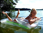 floating