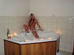 In tub