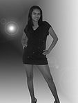 black and white
