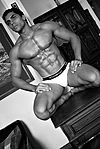 black and white