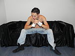 Come join me on my black velvet couch.