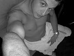 black and white body shot
