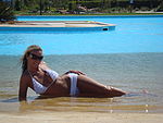 in pool