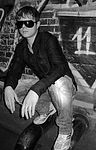 in black n white