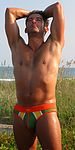Zac on the beach