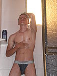 in my hot shower