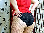 Mmm... Fishnet stockings