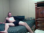Layin back in my Under Armour underwear 