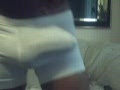 HARD DICK IN WHITE SPANDEX