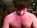 taking a shower then eating my load